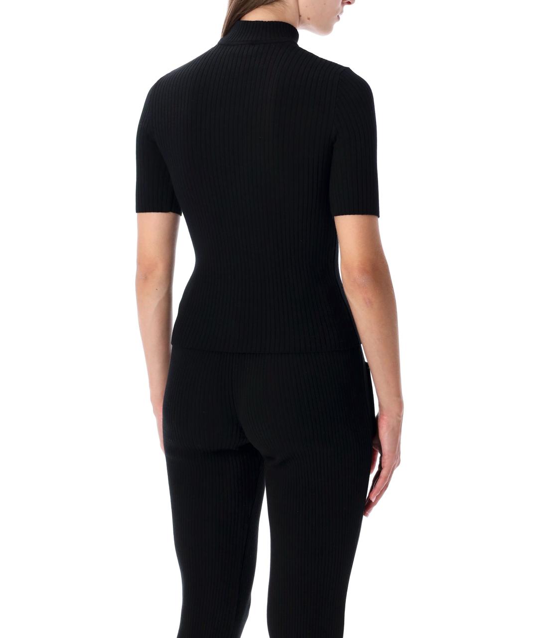 COURREGES Черный вискозный джемпер / свитер, фото 3