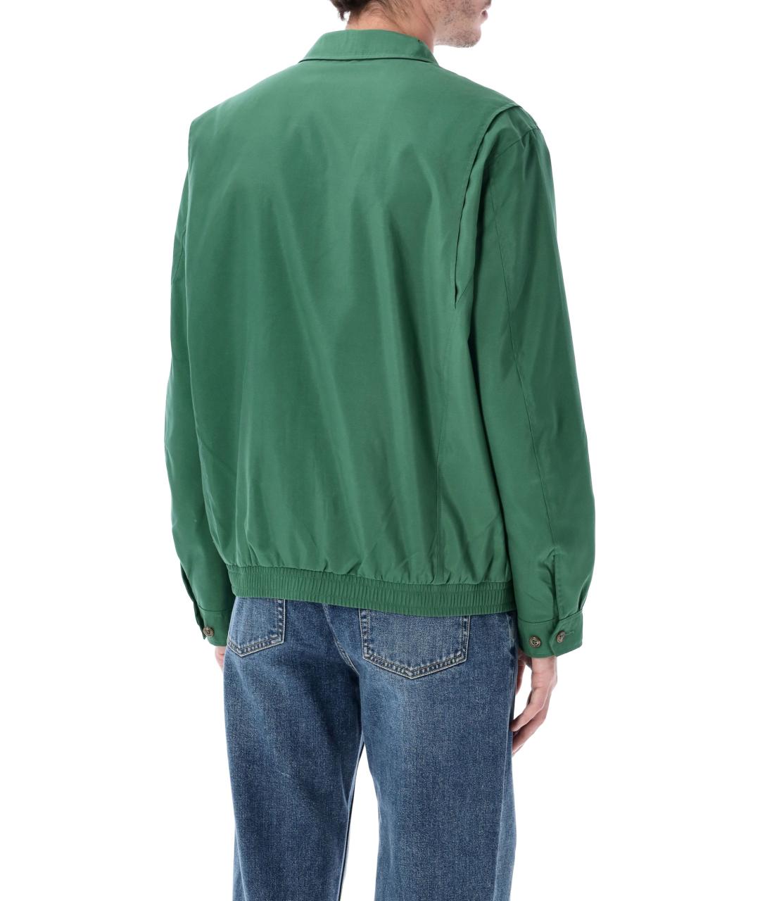 POLO RALPH LAUREN Зеленая хлопковая куртка, фото 3