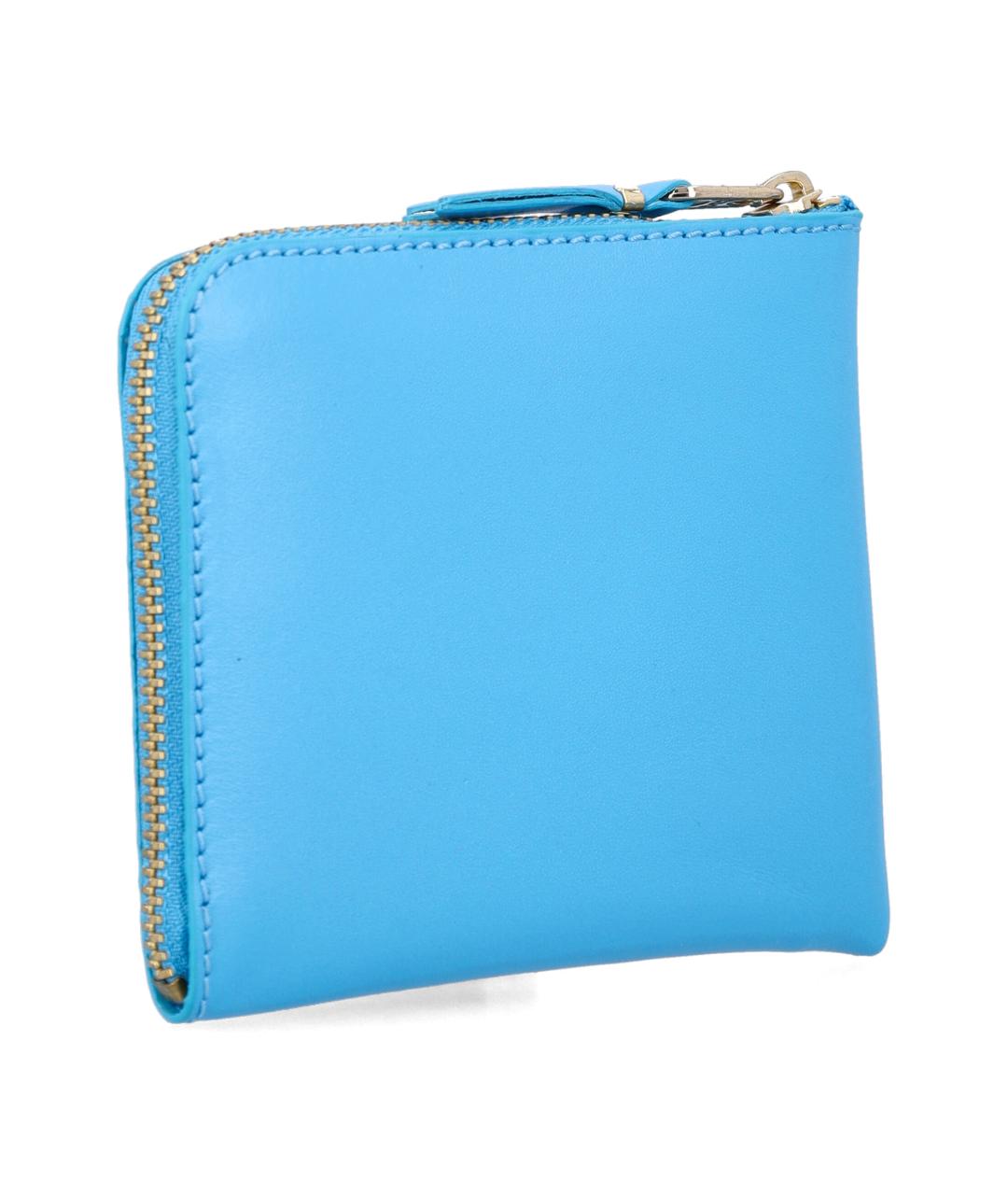 COMME DES GARÇONS WALLET Синий кожаный кошелек, фото 2