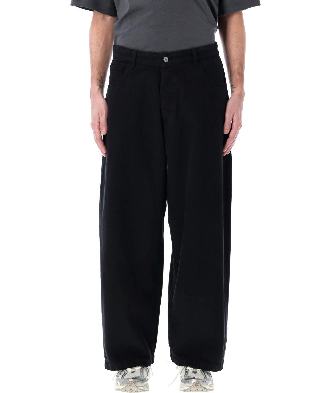 YMC Черные хлопковые прямые джинсы, фото 4