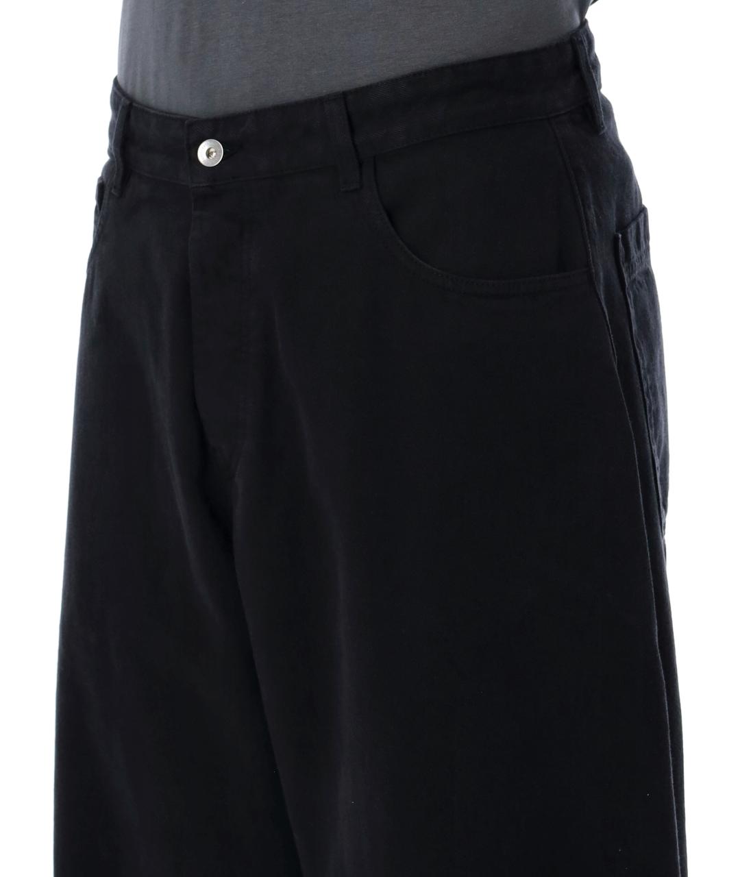 YMC Черные хлопковые прямые джинсы, фото 3