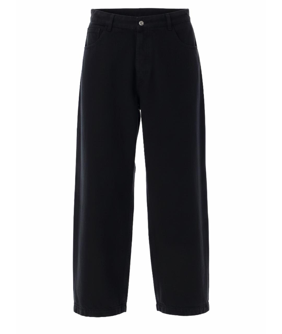 YMC Черные хлопковые прямые джинсы, фото 1