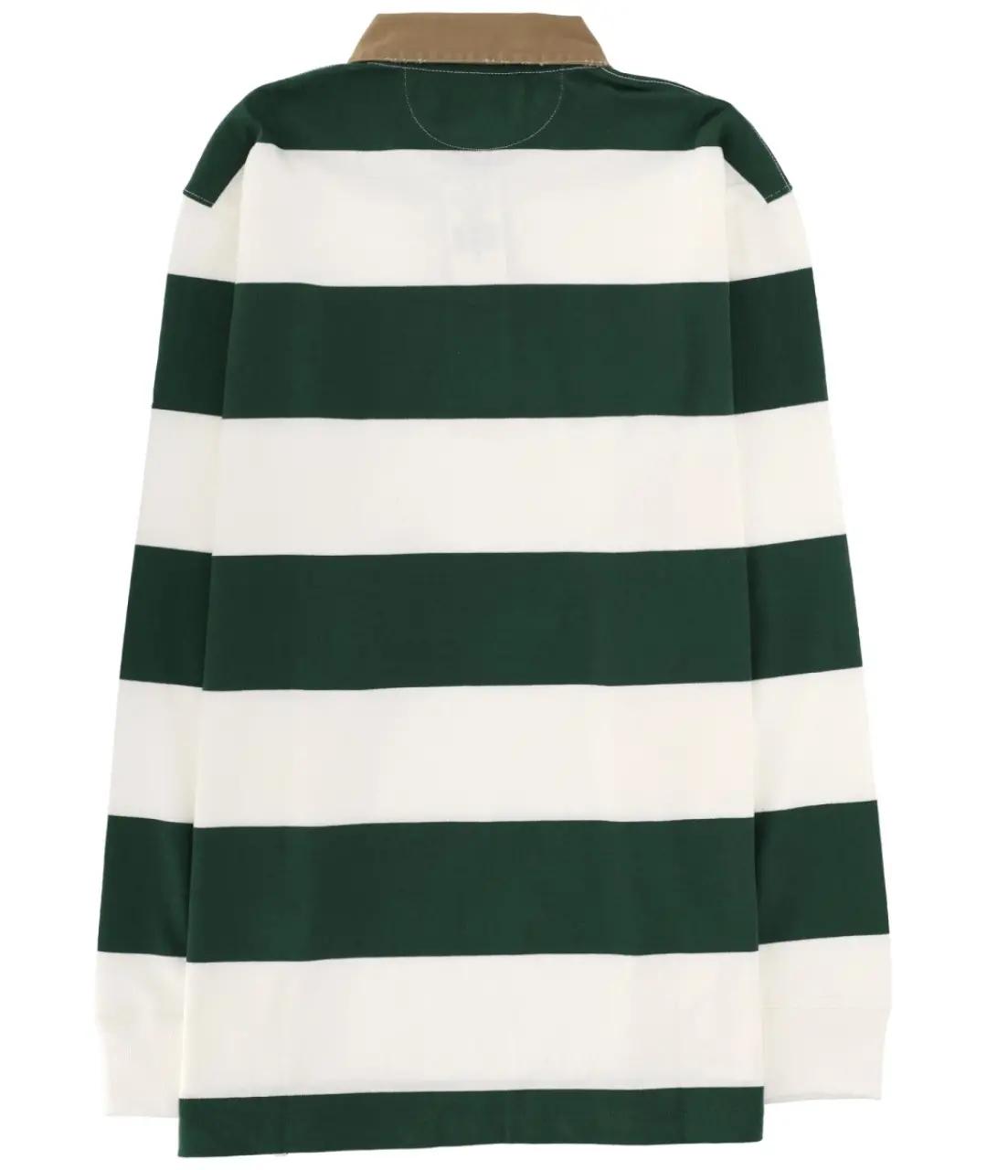 POLO RALPH LAUREN Мульти хлопковое поло с длинным рукавом, фото 2