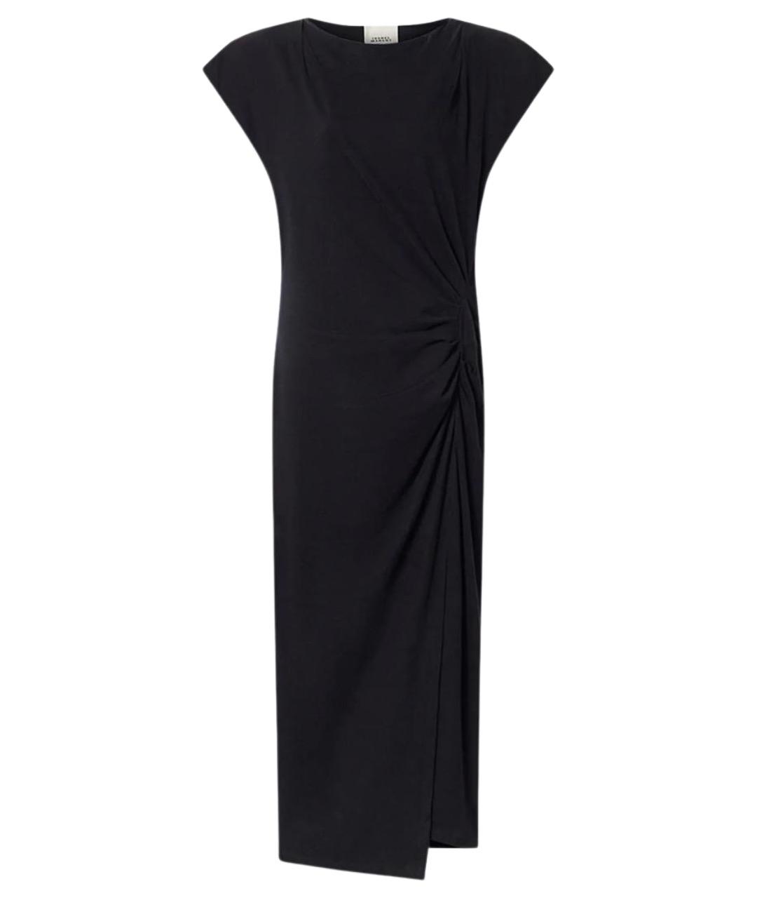 ISABEL MARANT ETOILE Черное хлопковое вечернее платье, фото 1