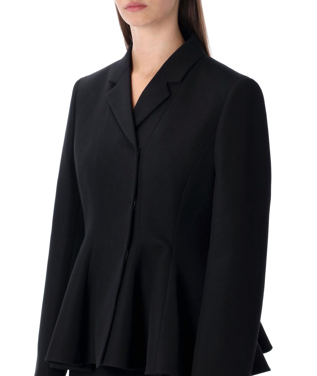 FENDI Черный шерстяной жакет/пиджак, фото 4