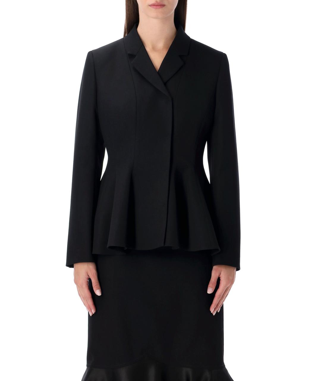 FENDI Черный шерстяной жакет/пиджак, фото 2