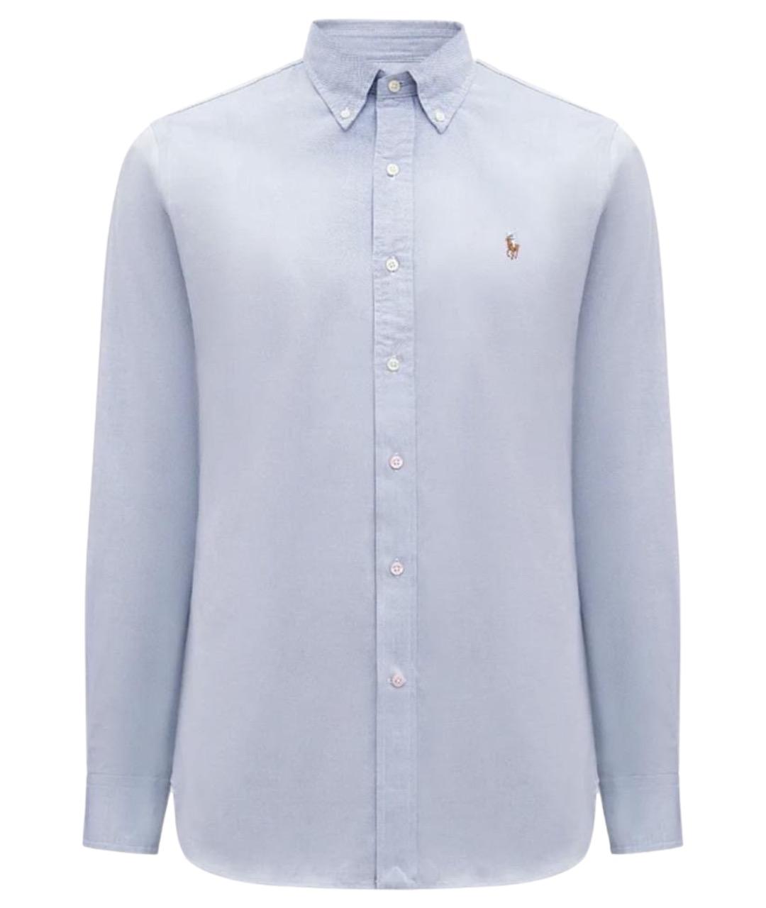 POLO RALPH LAUREN Голубая хлопковая кэжуал рубашка, фото 1