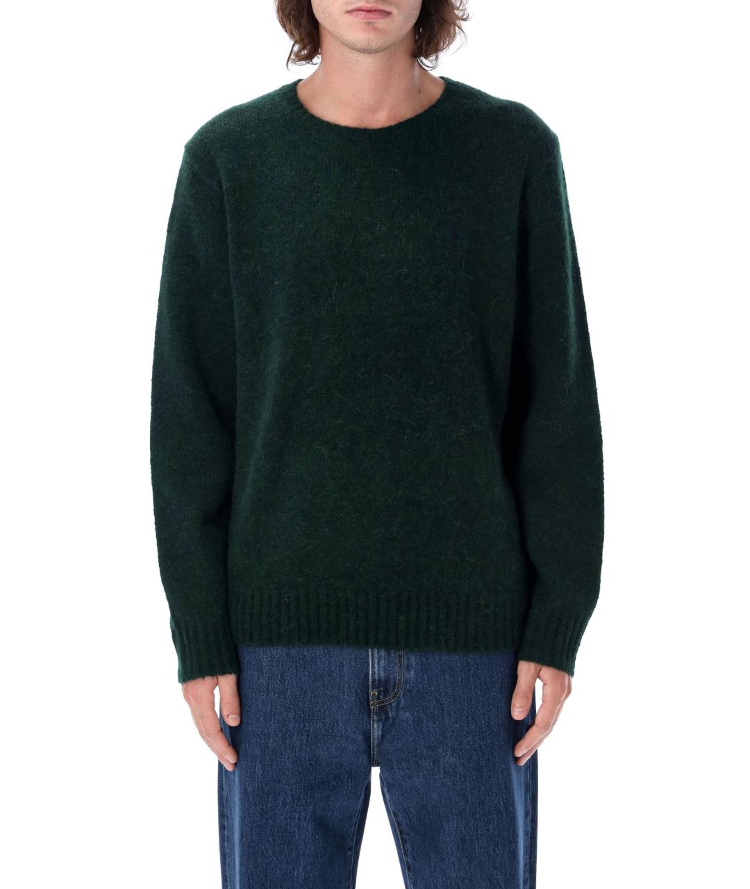 POLO RALPH LAUREN Зеленый шерстяной джемпер / свитер, фото 2