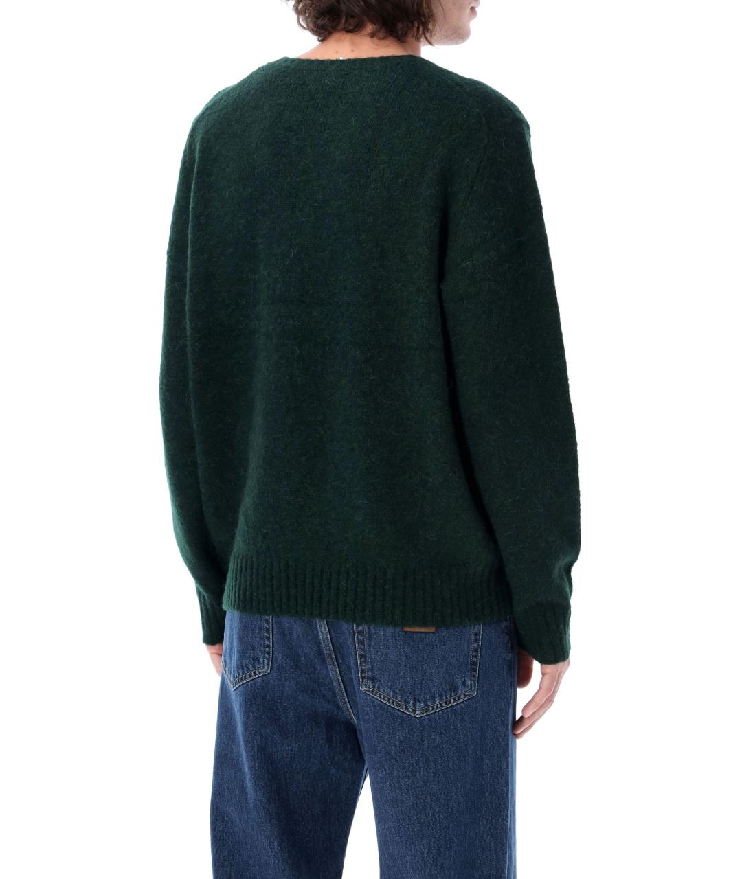 POLO RALPH LAUREN Зеленый шерстяной джемпер / свитер, фото 3
