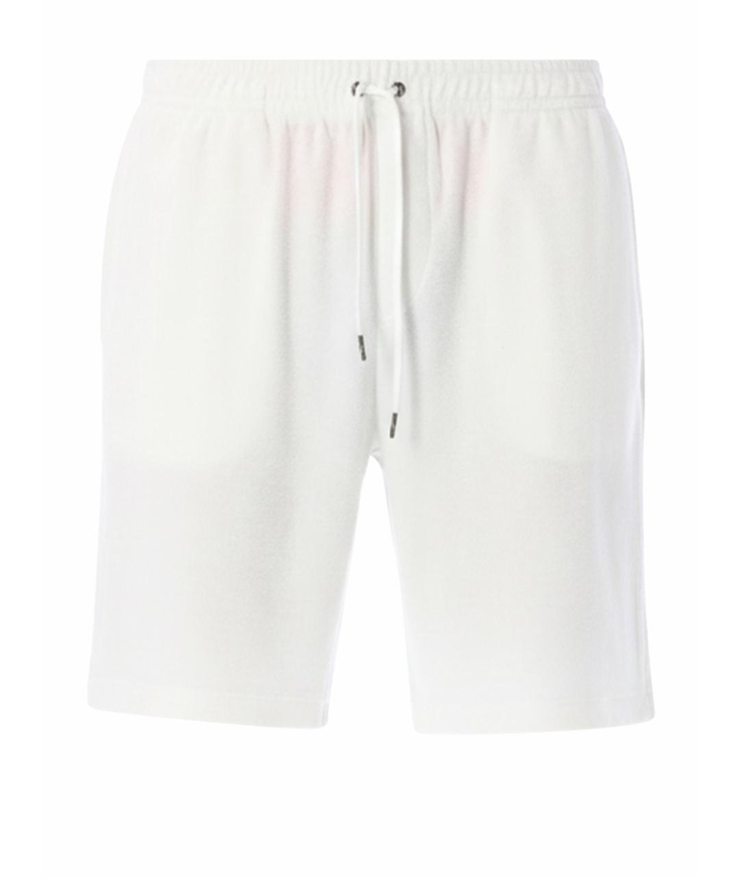 POLO RALPH LAUREN Белые хлопковые шорты, фото 1
