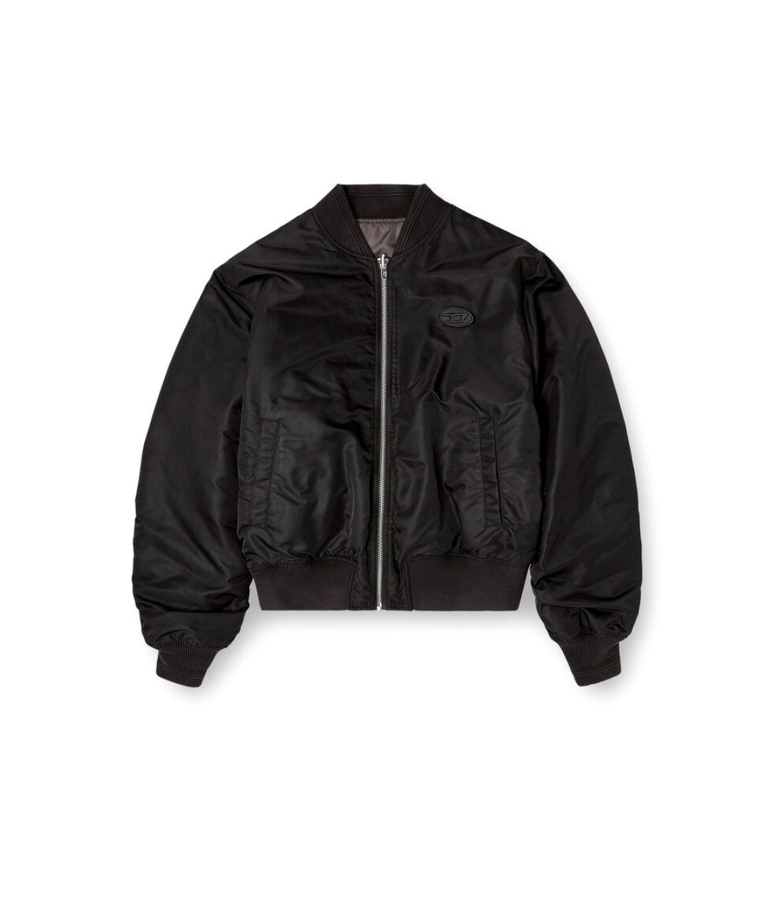 DIESEL Черная полиамидовая куртка, фото 1