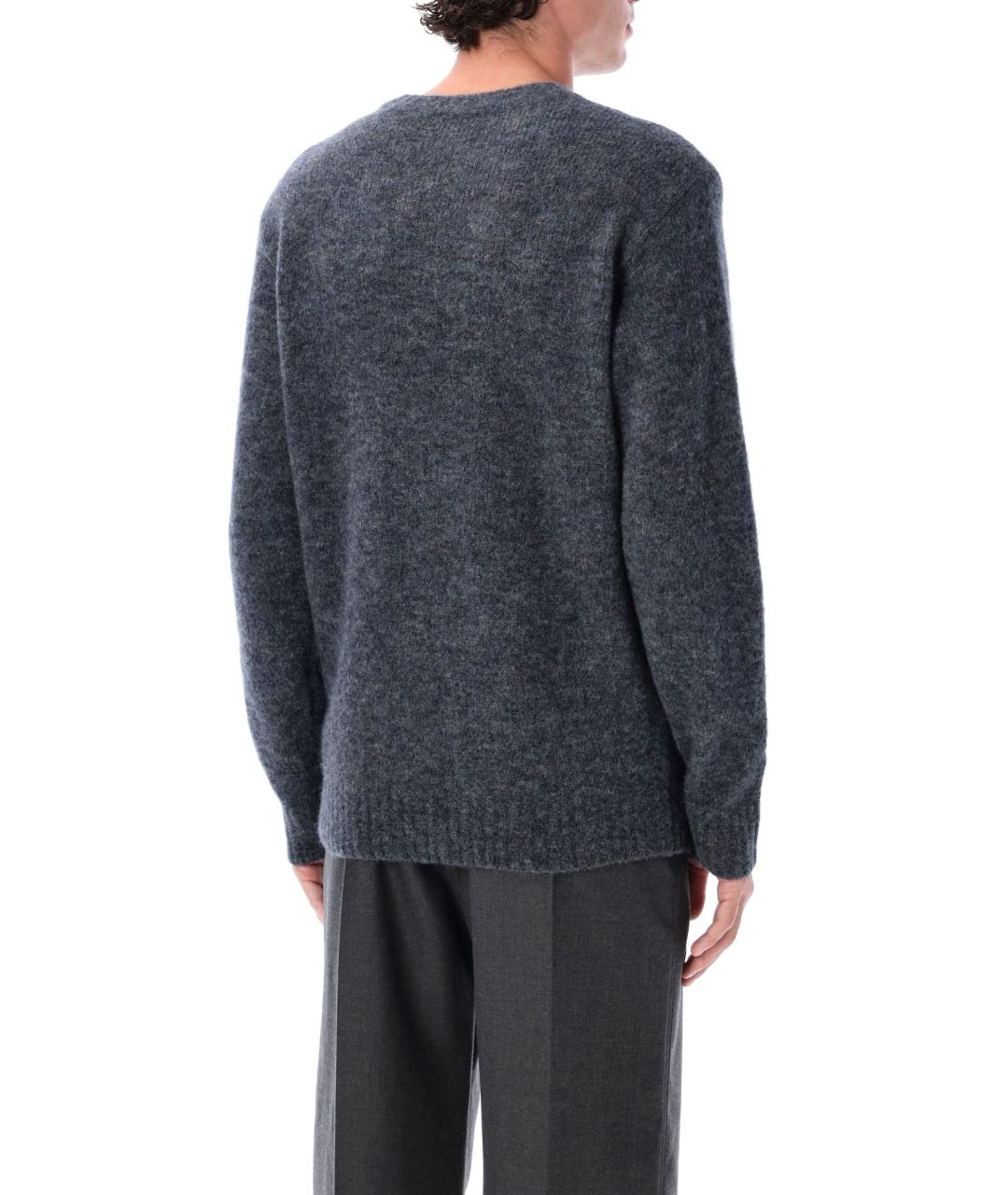 A.P.C. Серый шерстяной джемпер / свитер, фото 2