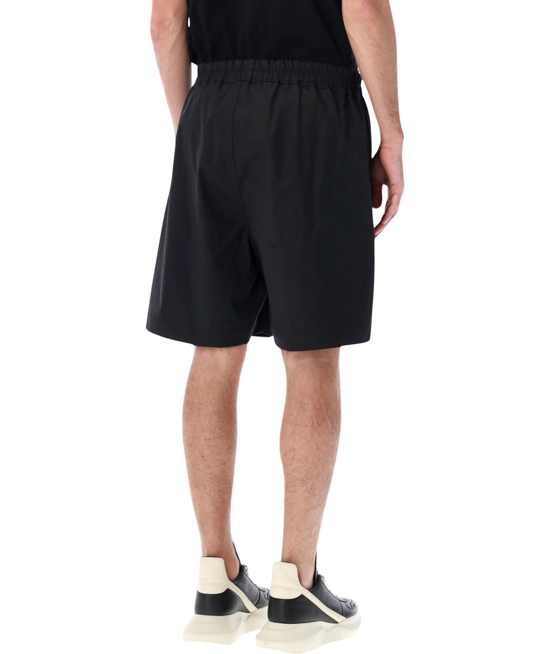 RICK OWENS Черные хлопковые шорты, фото 3