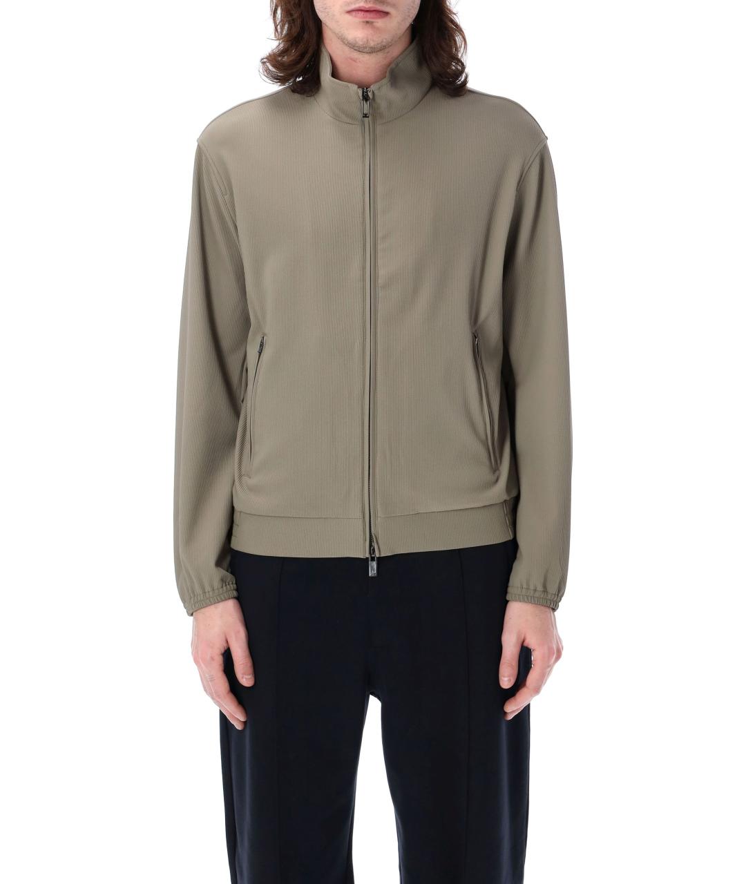 EMPORIO ARMANI Бежевая полиамидовая куртка, фото 4