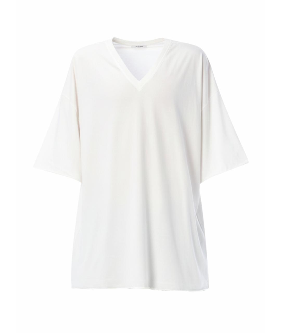 RICK OWENS Белая хлопковая футболка, фото 1