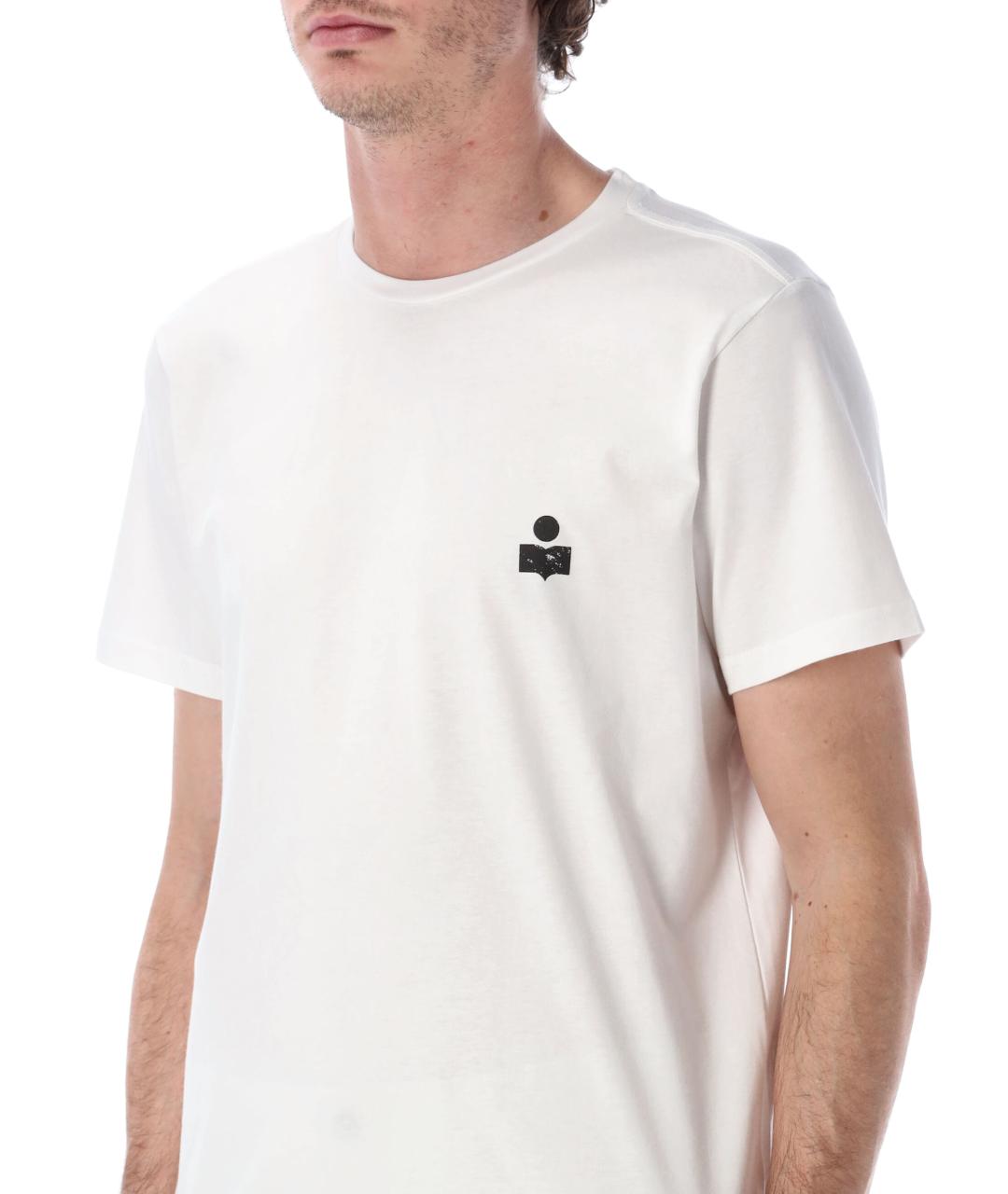 ISABEL MARANT Белая хлопковая футболка, фото 4