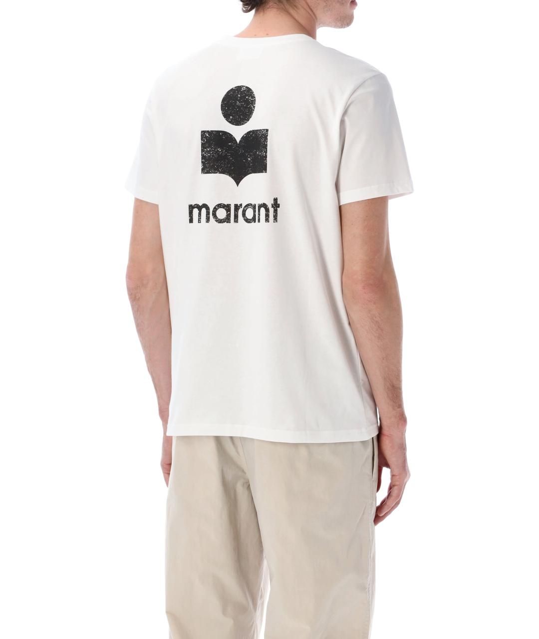 ISABEL MARANT Белая хлопковая футболка, фото 3