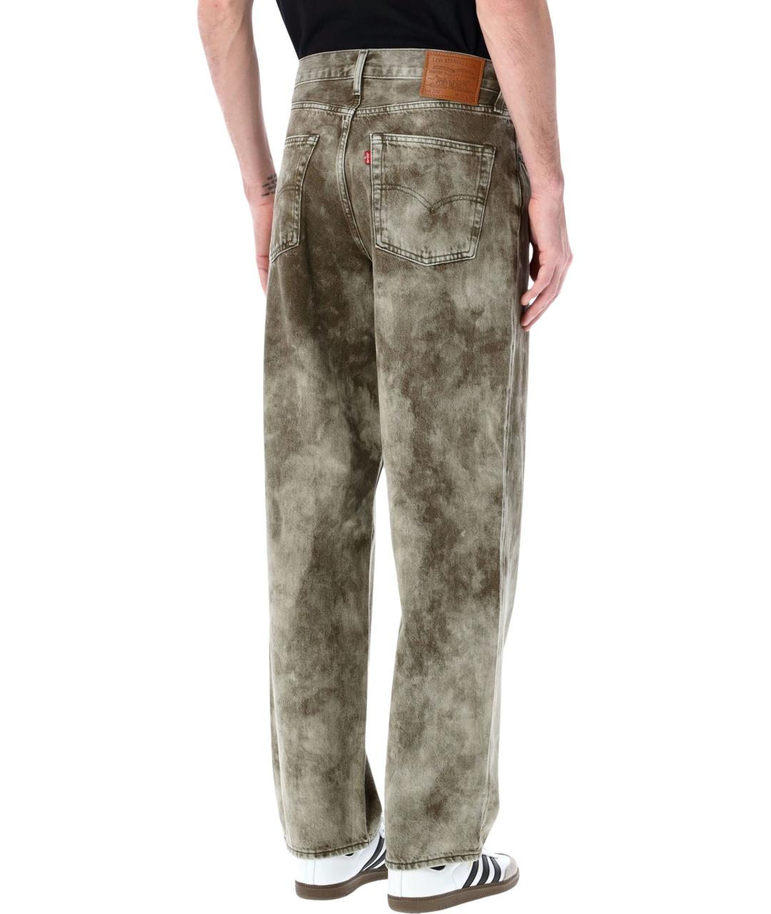 LEVI'S Серые хлопковые прямые джинсы, фото 3