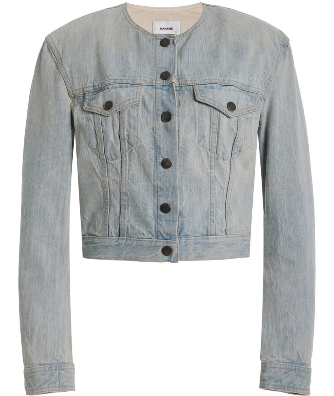 HAIKURE Голубая хлопковая куртка, фото 1