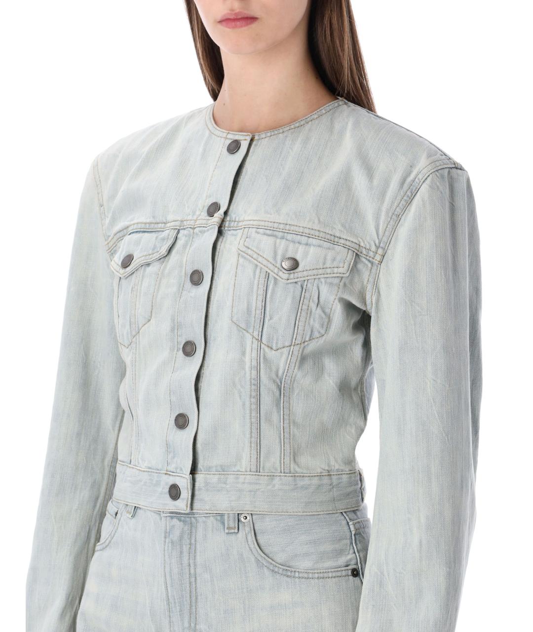 HAIKURE Голубая хлопковая куртка, фото 4