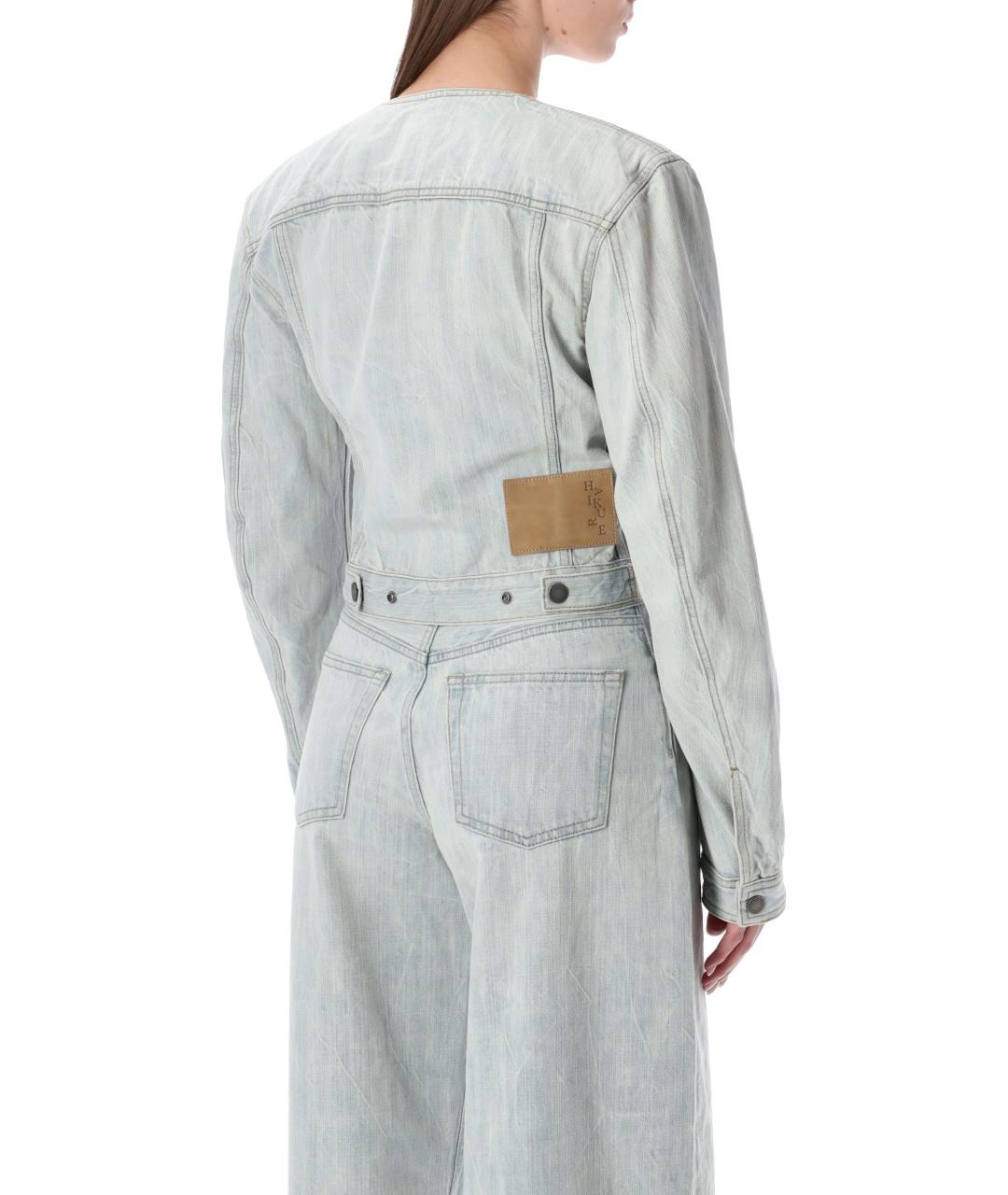 HAIKURE Голубая хлопковая куртка, фото 3