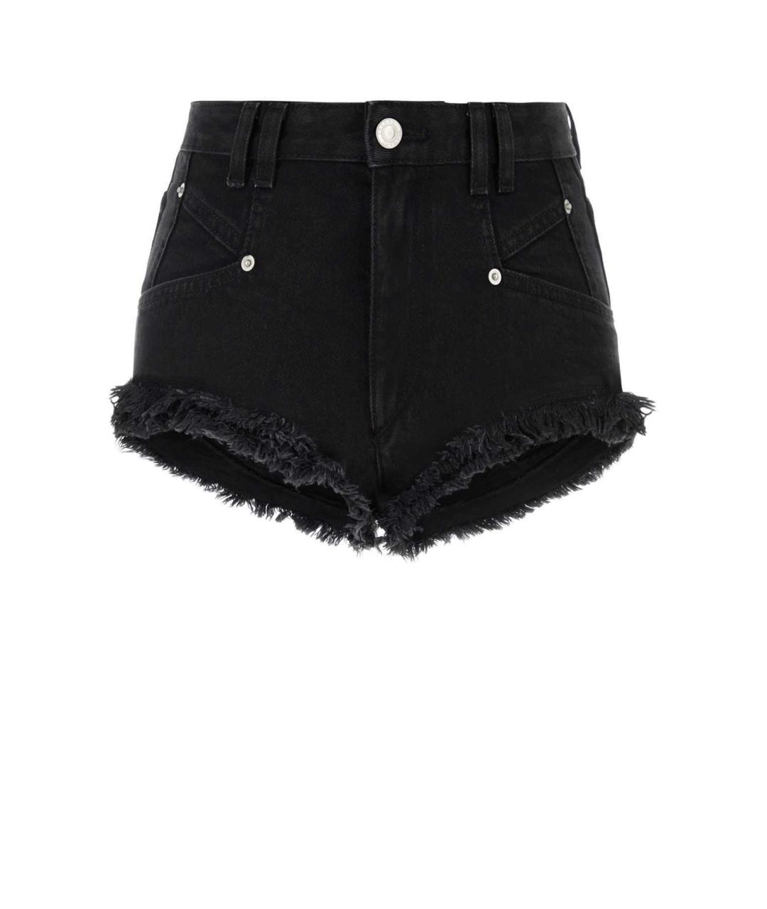 ISABEL MARANT ETOILE Черные хлопковые шорты, фото 1