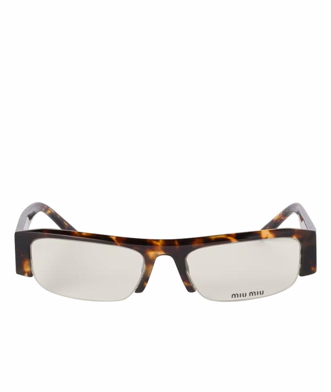 MIU MIU Коричневые солнцезащитные очки, фото 1