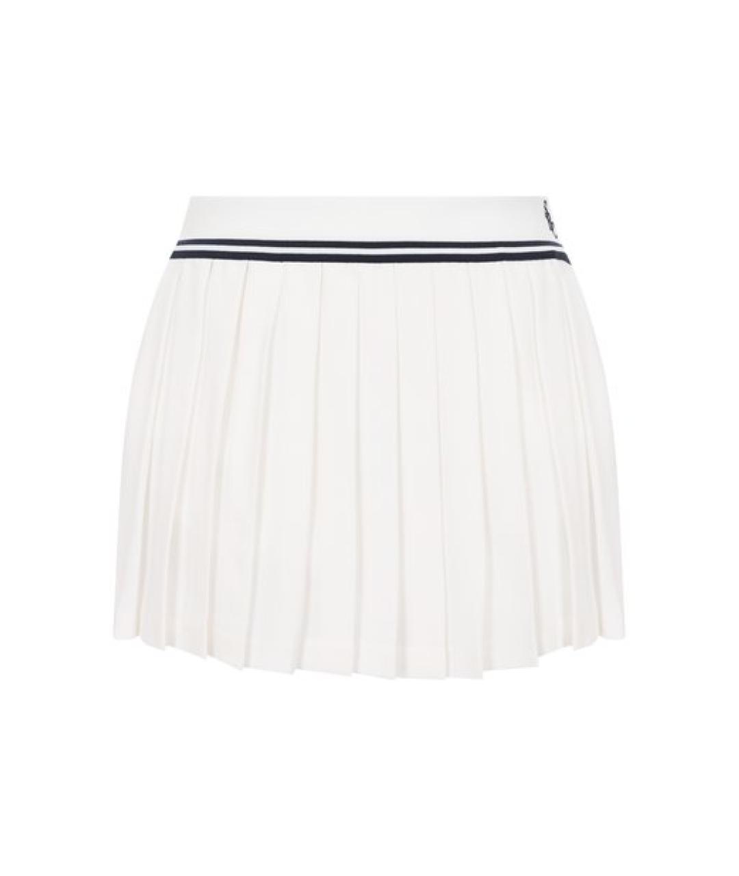 SPORTY AND RICH Белая вискозная юбка мини, фото 1