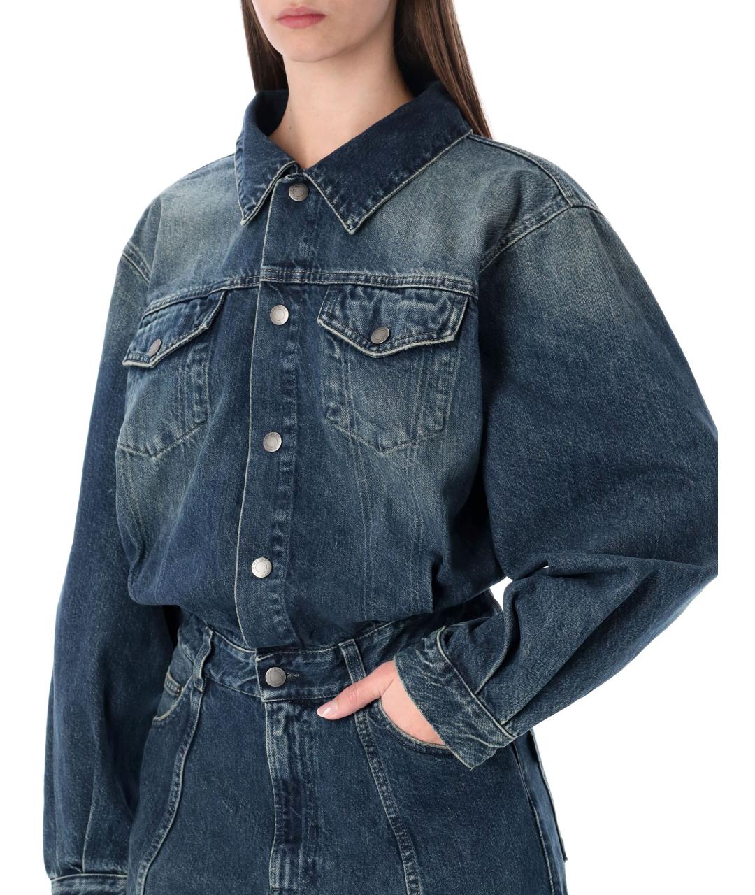 HAIKURE Синий хлопковый комбинезон, фото 3