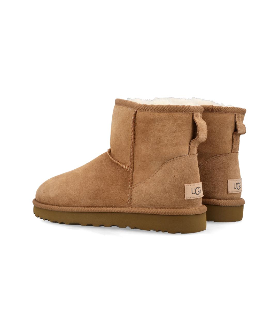 UGG AUSTRALIA Коричневые замшевые ботинки, фото 4