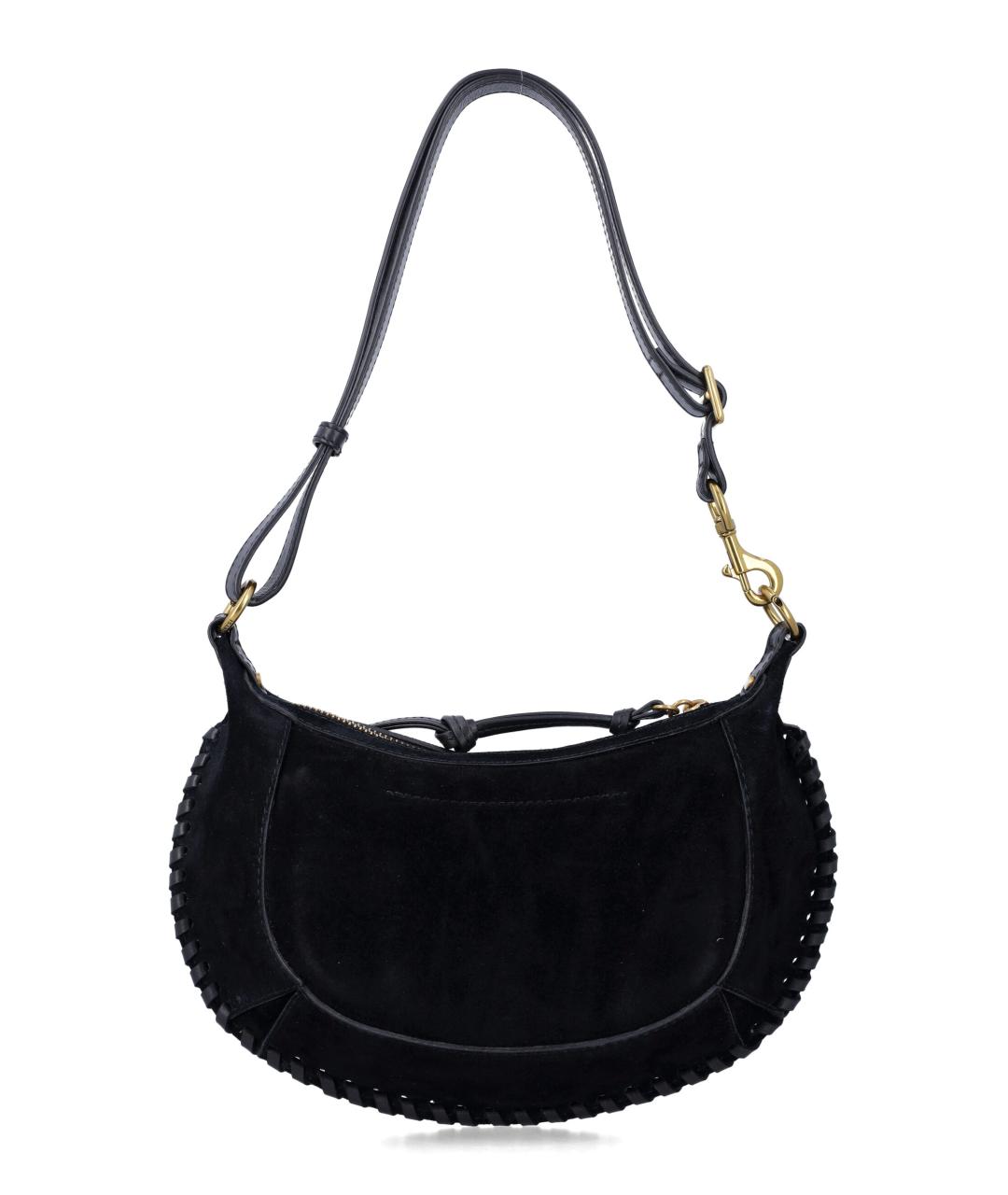 ISABEL MARANT Черная замшевая сумка через плечо, фото 3