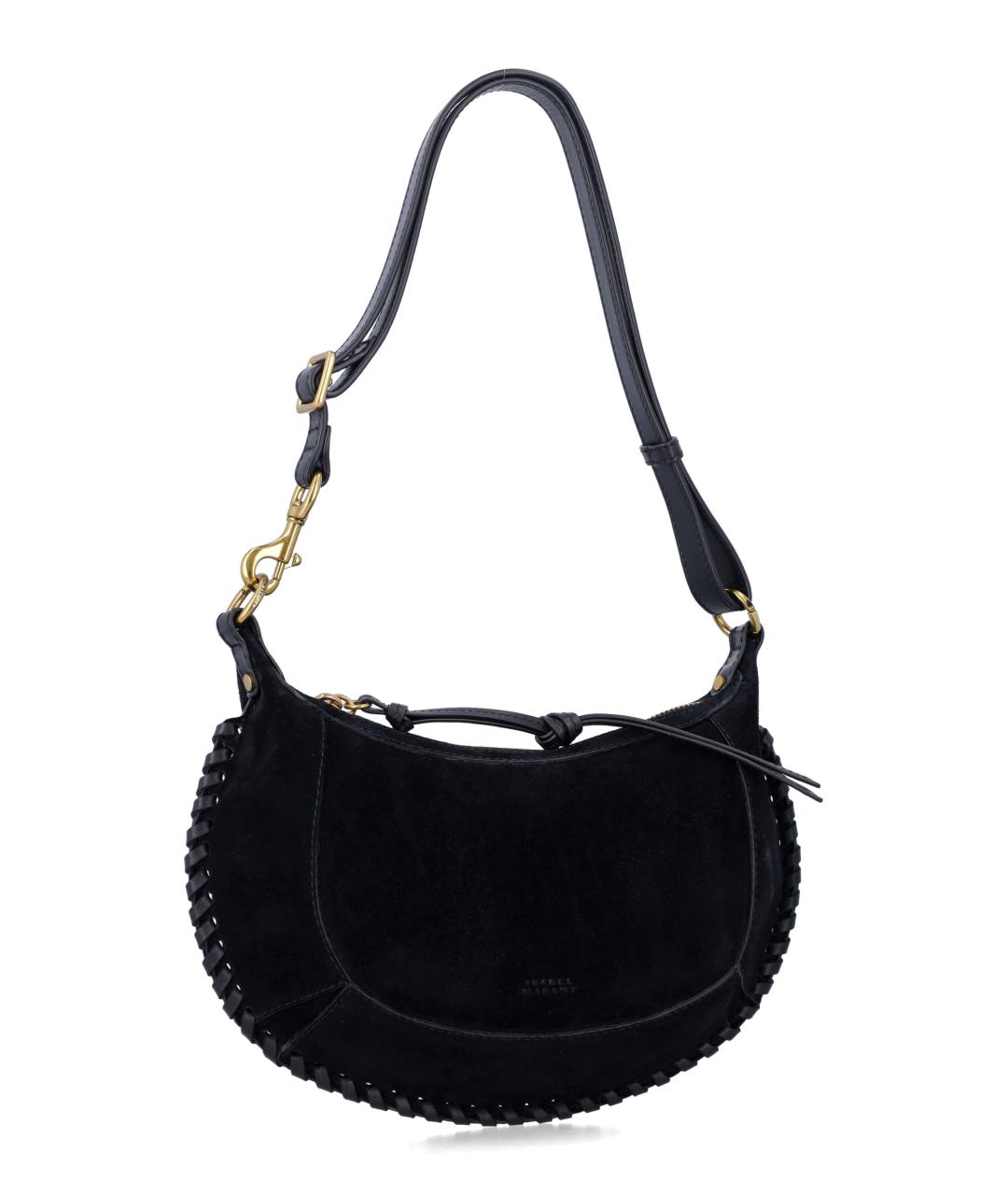 ISABEL MARANT Черная замшевая сумка через плечо, фото 2