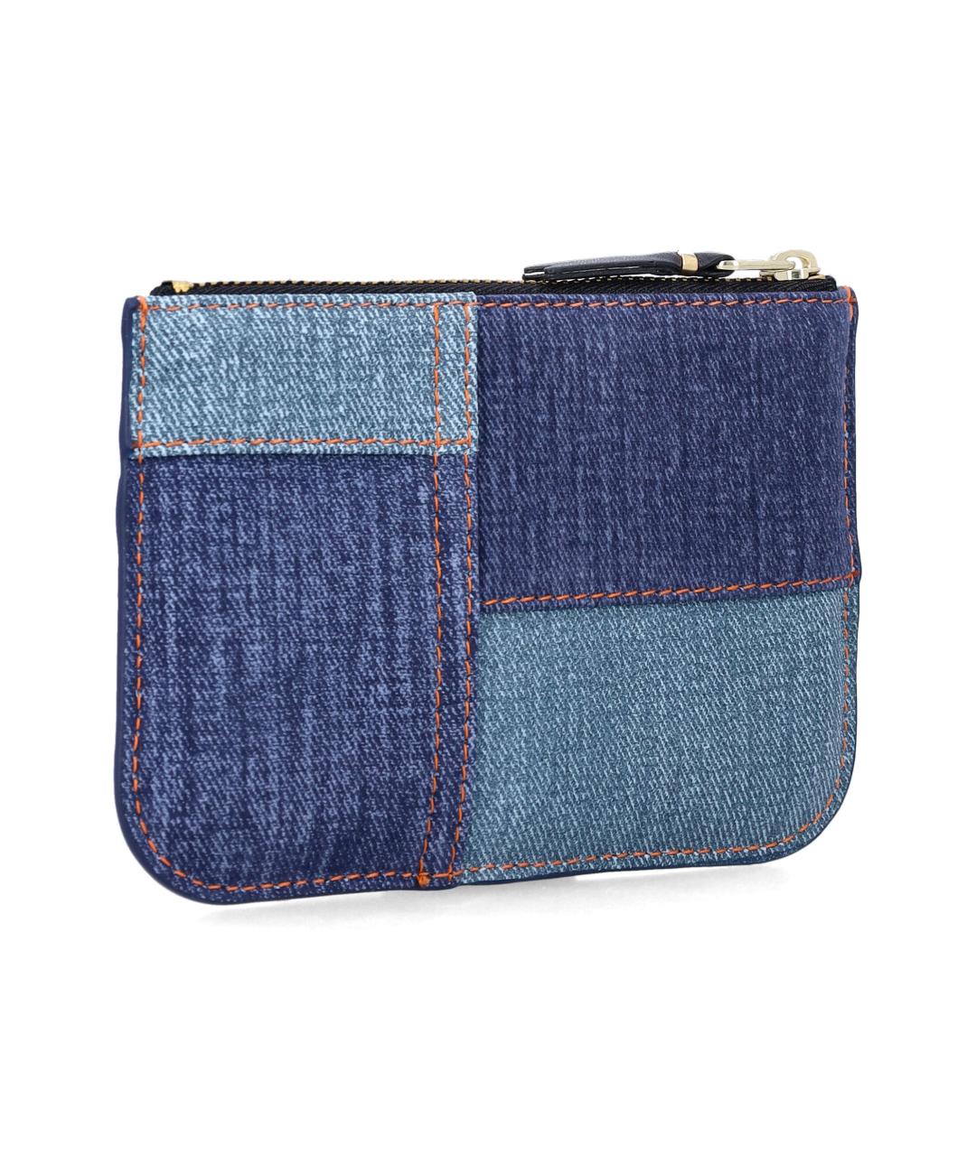 COMME DES GARÇONS WALLET Синий кожаный кошелек, фото 2