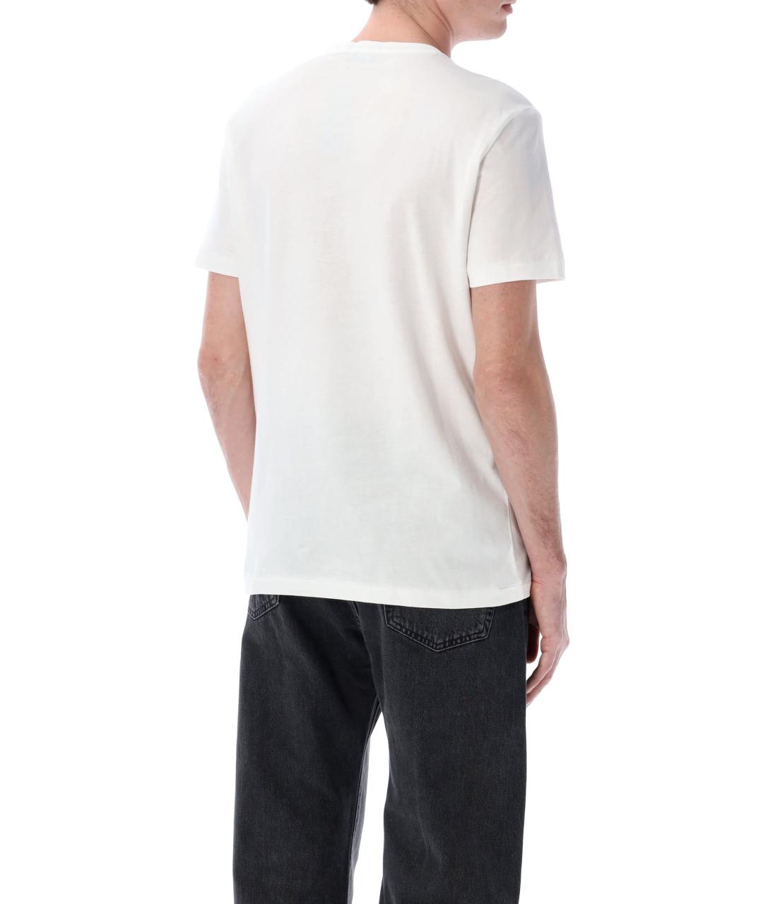 POLO RALPH LAUREN Белая хлопковая футболка, фото 2