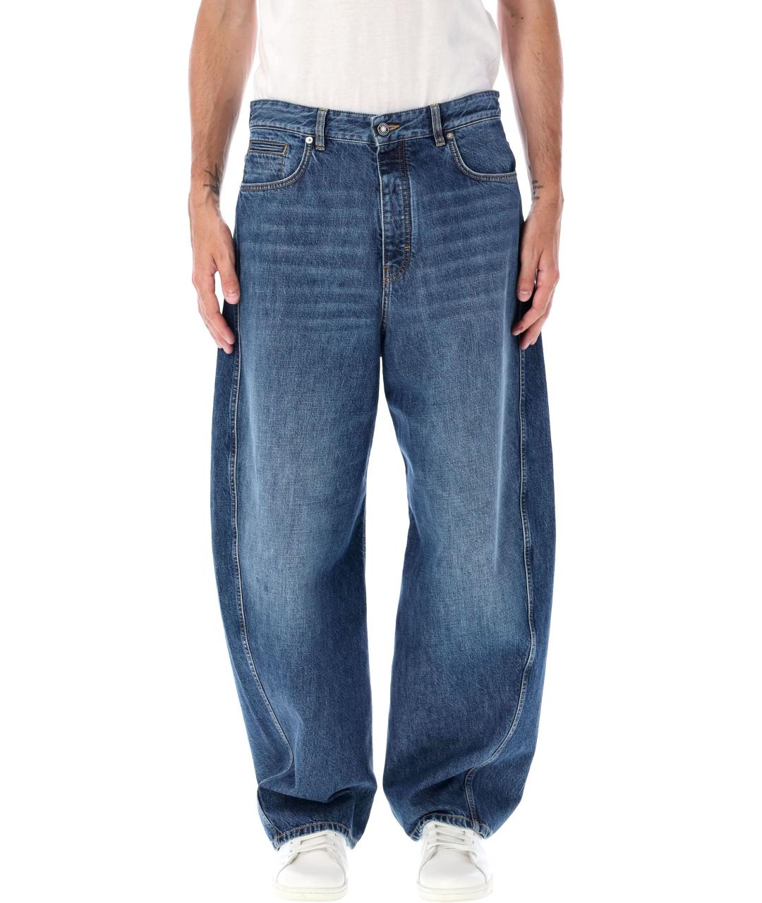 GIVENCHY Синие хлопковые прямые джинсы, фото 4