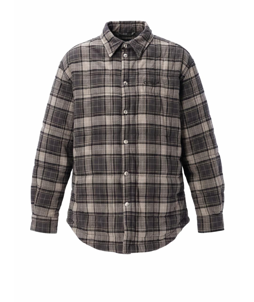 OFF-WHITE Серая хлопковая куртка, фото 1