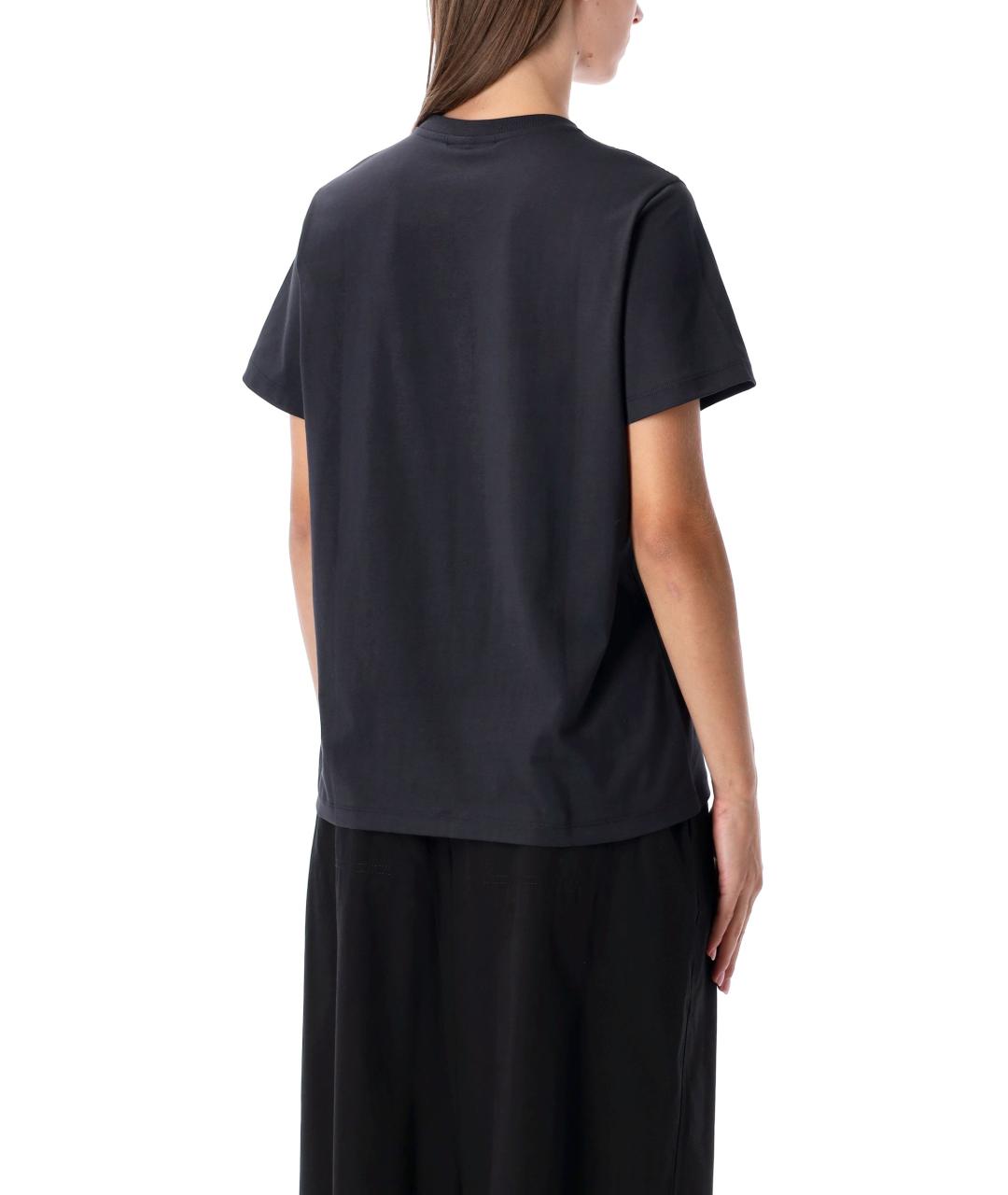 GANNI Серая хлопковая футболка, фото 3