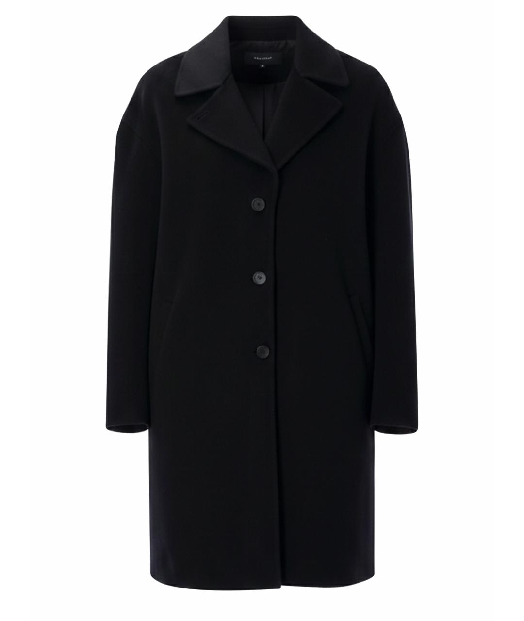 ANINE BING Черное шерстяное пальто, фото 1