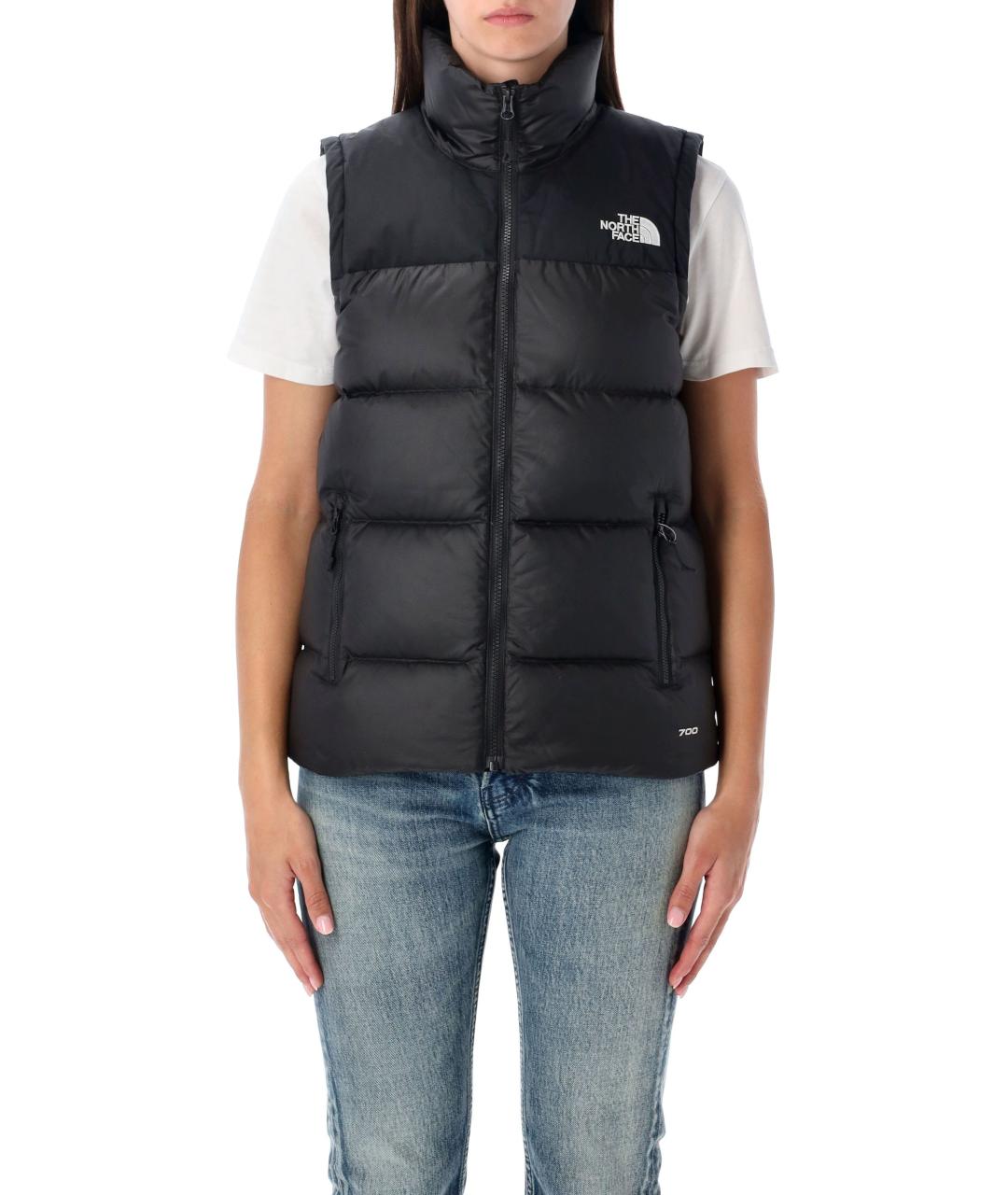 THE NORTH FACE Черный полиэстеровый жилет, фото 2