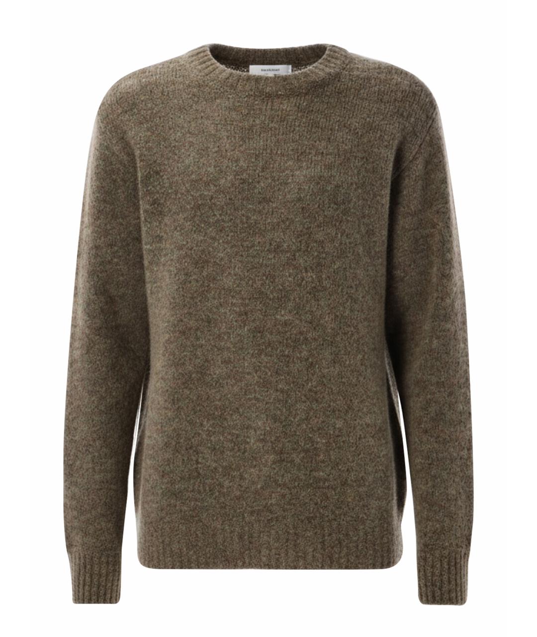 A.P.C. Хаки шерстяной джемпер / свитер, фото 1