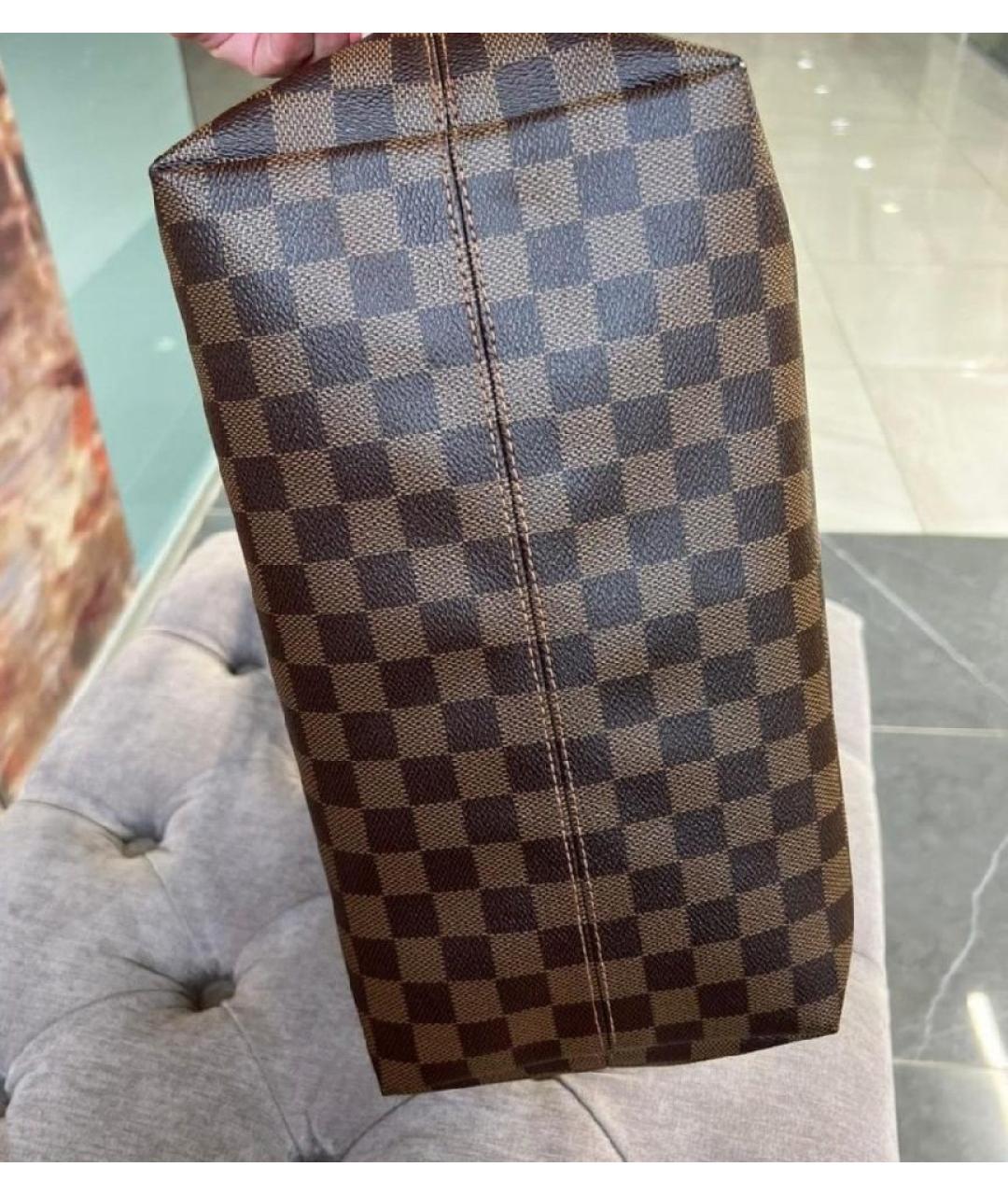 LOUIS VUITTON Коричневая сумка тоут, фото 5