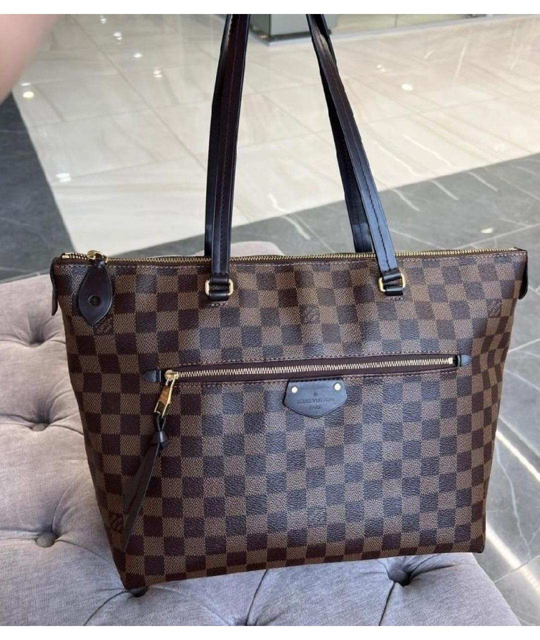 LOUIS VUITTON Коричневая сумка тоут, фото 2