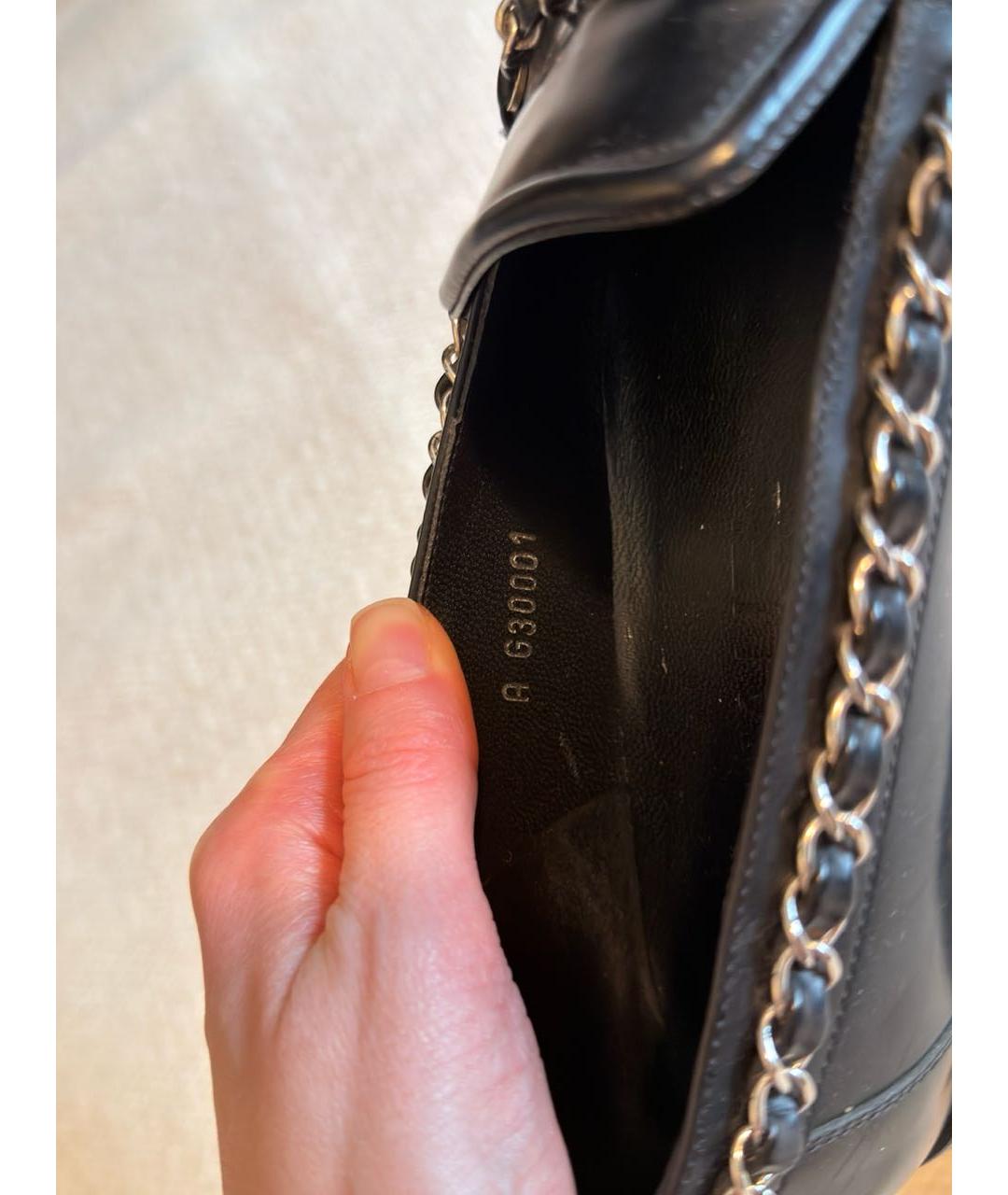 CHANEL Черные кожаные лоферы, фото 6