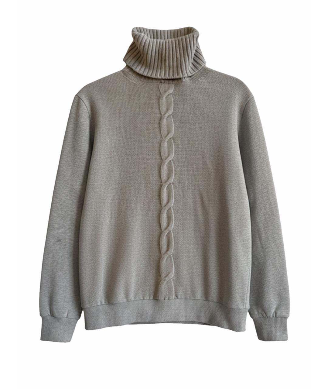 LORO PIANA Серый кашемировый джемпер / свитер, фото 1