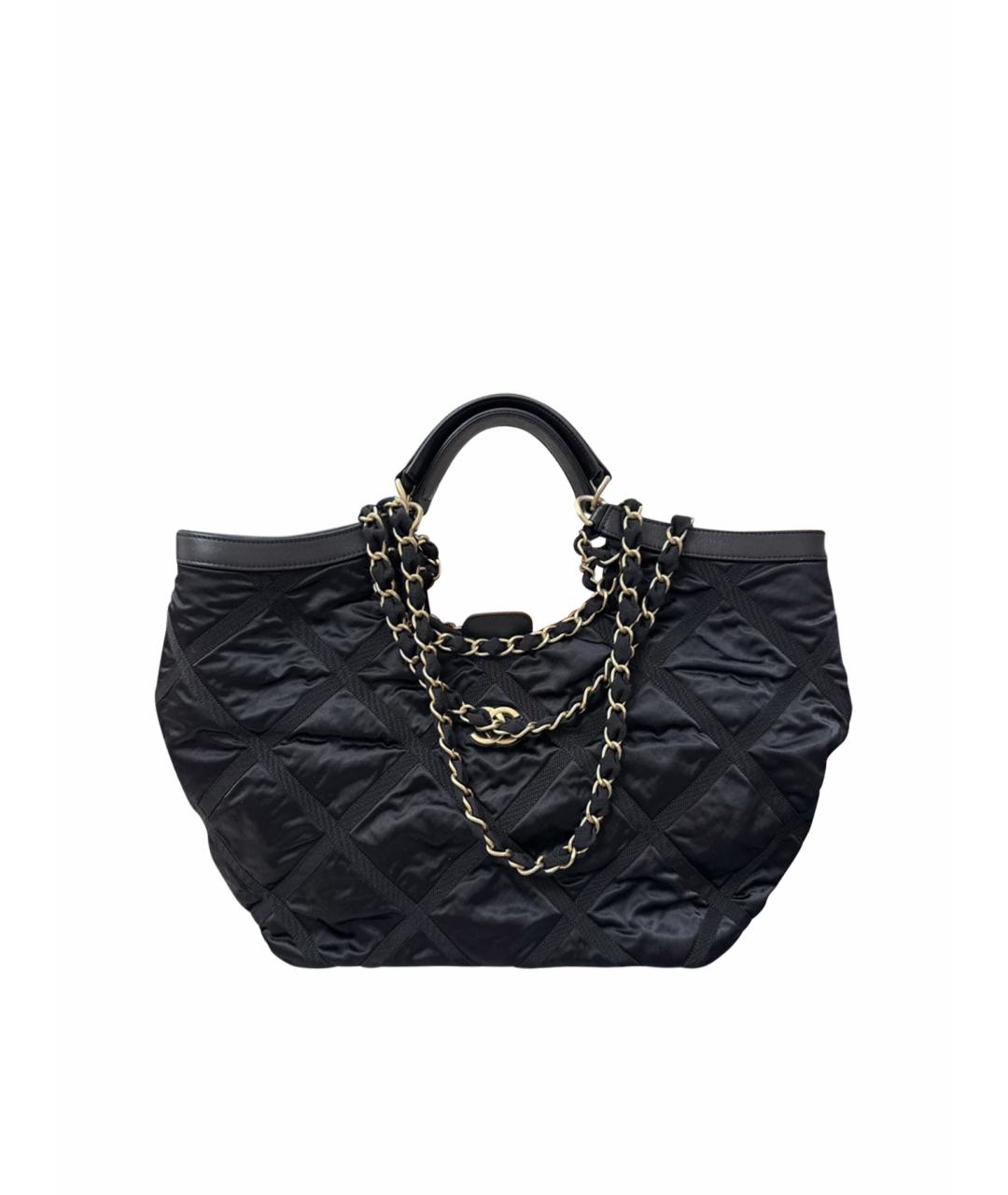 CHANEL Черная сумка тоут, фото 1