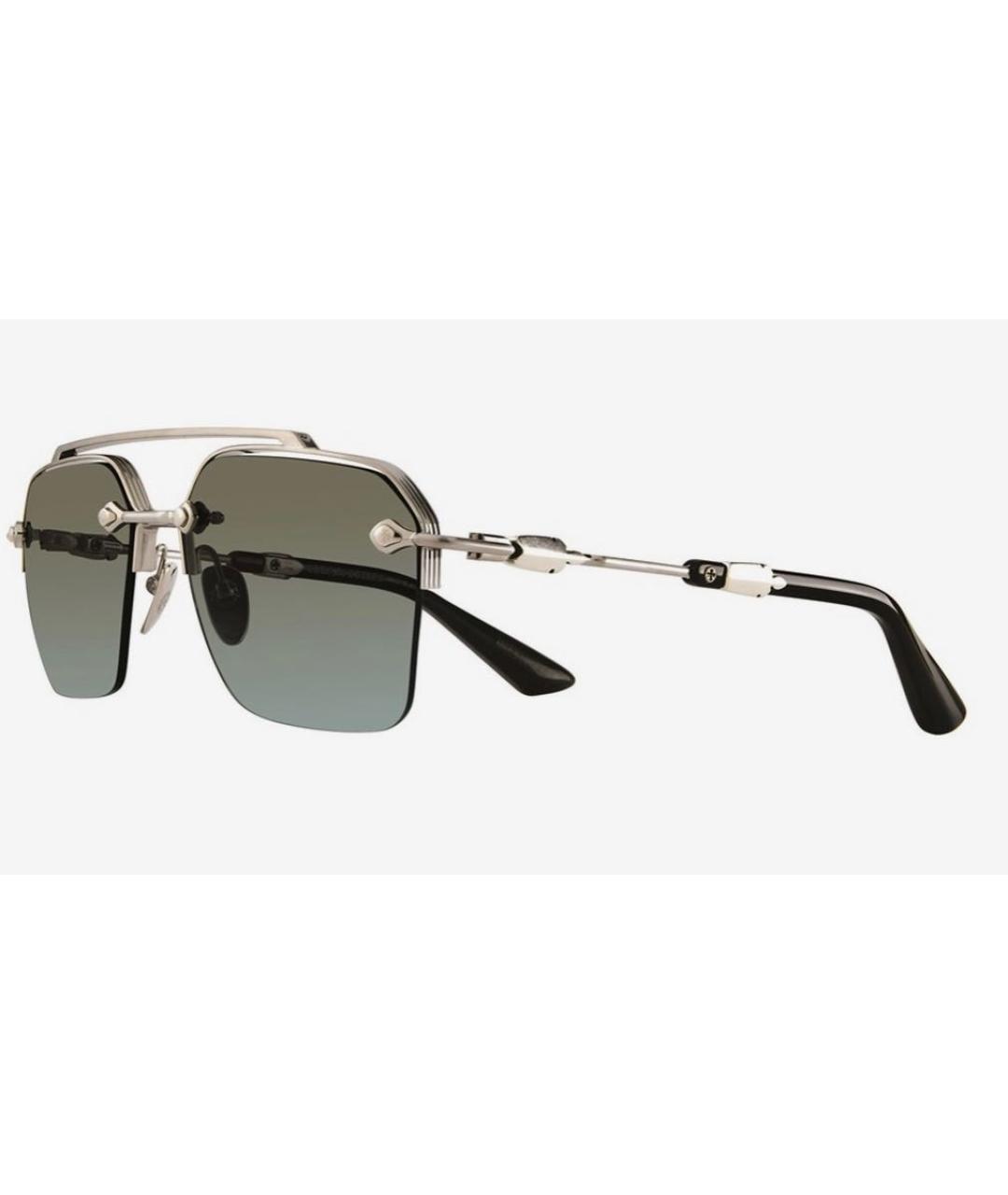CHROME HEARTS Серебряные металлические солнцезащитные очки, фото 3