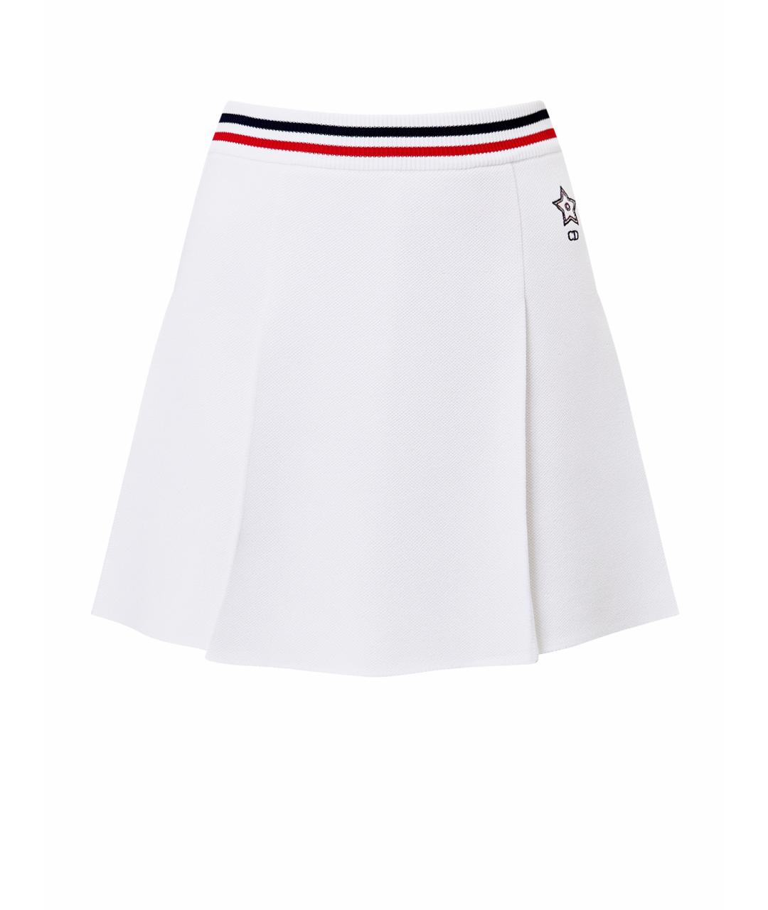 CHRISTIAN DIOR Белая вискозная юбка мини, фото 1