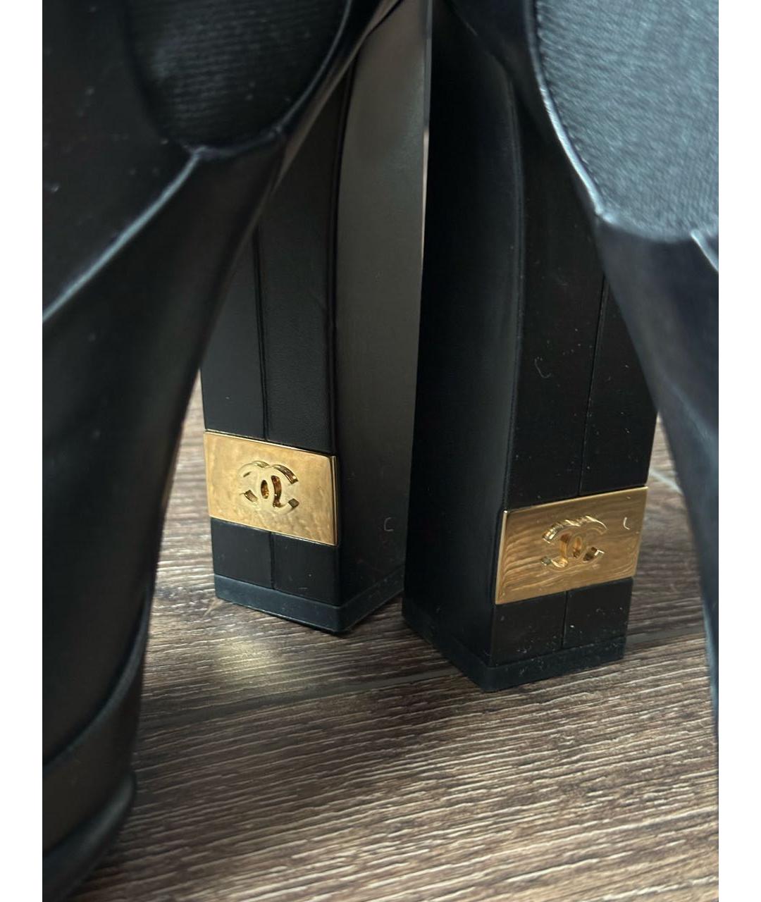 CHANEL Черные ботильоны, фото 5