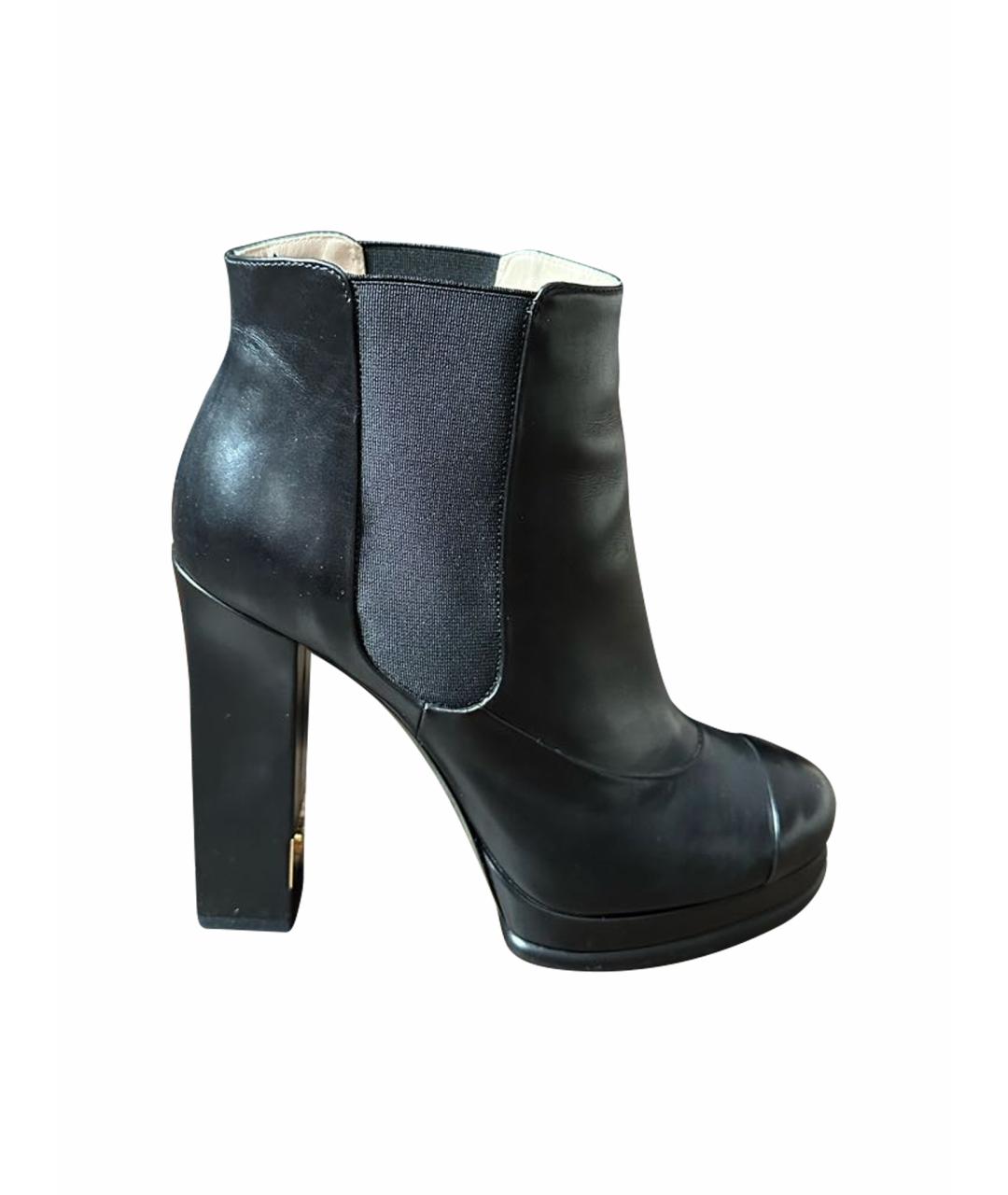 CHANEL Черные ботильоны, фото 1