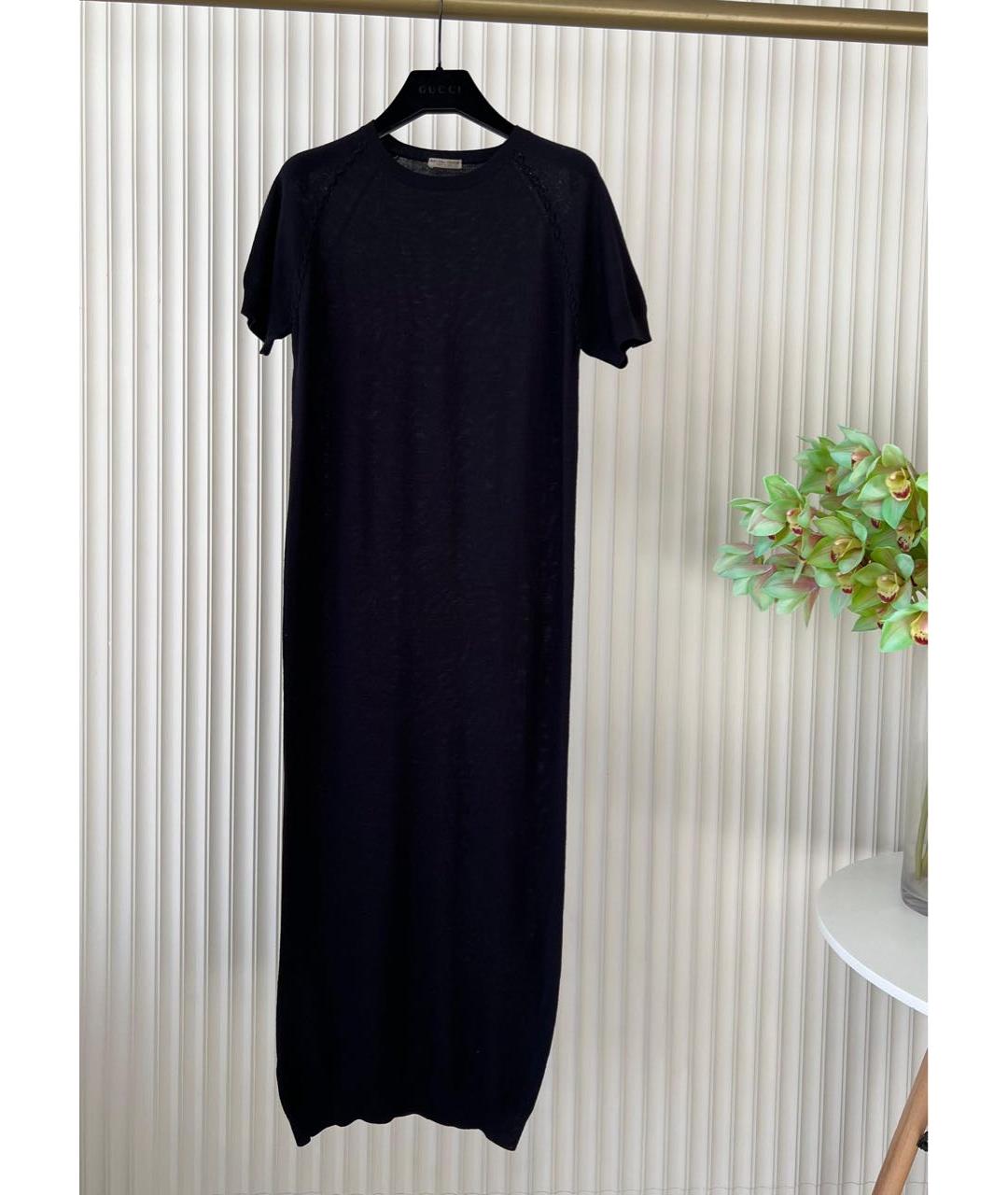 BOTTEGA VENETA Темно-синее повседневное платье, фото 2